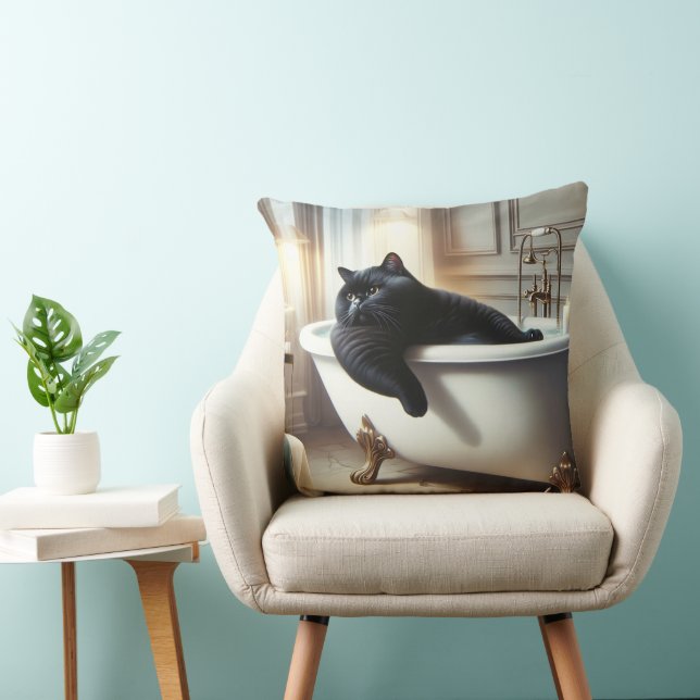 Almofada Gato com Coisa Legal (Cadeira)