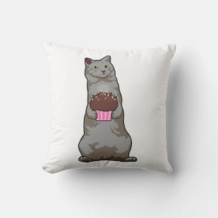 Almofada Gato com Muffin