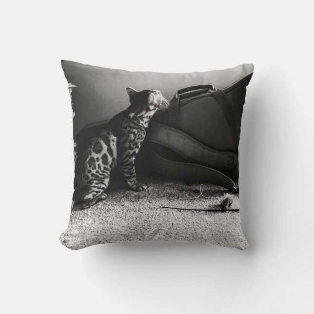 Almofada Gato com travesseiro de violão (Frente)