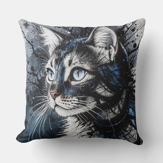 Almofada Gato Contemporâneo (Frente)