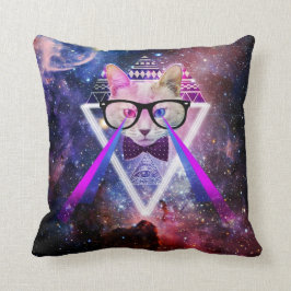 Almofada Gato da galáxia do hipster