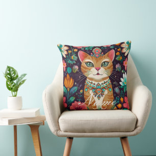Almofada Gato de Bejeweled Crowned