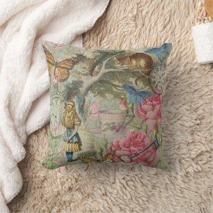 Almofada Gato de Cheshire Alice Jardim da Árvore do País da