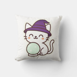 Almofada Gato de Halloween de Kawaii - Mágico e Adorável Sp