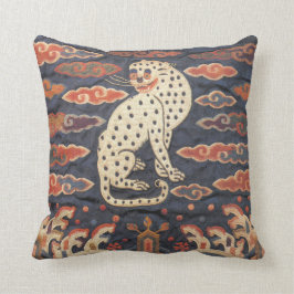 Almofada Gato de leopardo chinês no travesseiro das nuvens