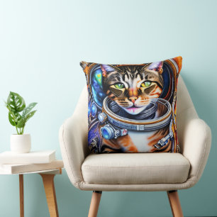 Almofada Gato do Astronauta da Galáxia