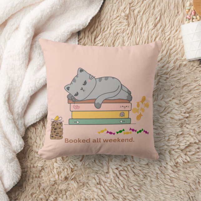 Almofada Gato do Livro (Cobertor)