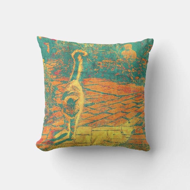 Almofada gato do zen (Frente)