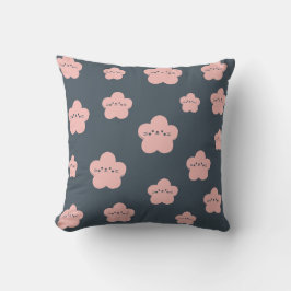 Almofada Gato Flor Rosa | Gato de rosto fofo | amante de ga