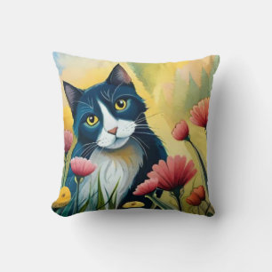 Almofada Gato FLoral