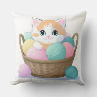 Almofada Gato fofo kawaii