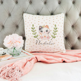 Almofada Gato Gato Gato Suave Sexo Neutro Nursoro Infantil