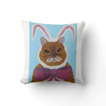 Gato Louco de Orelhas de Coelho Páscoa 