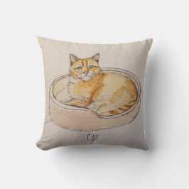 Almofada Gato na Cama