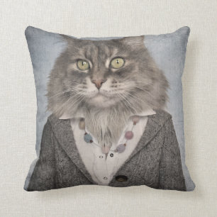 Almofada Gato na roupa