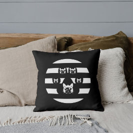 Almofada Gato Nos Óculos De Sol Vintagem Pistas Sunset Pret