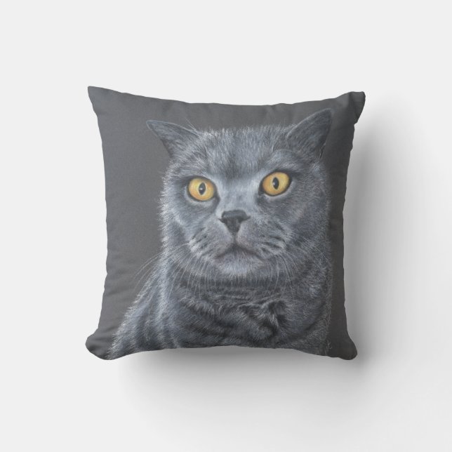 Almofada Gato preto  (Frente)