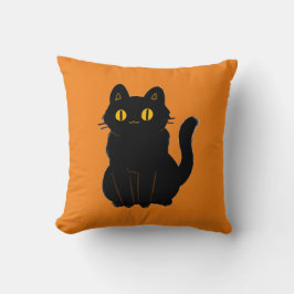 Almofada Gato Preto Cinto