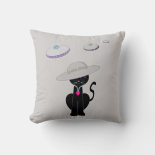 Almofada Gato Preto e Pires Voadores