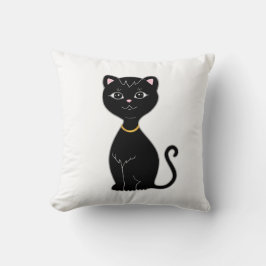 Almofada Gato Preto Fofo