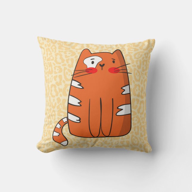 Almofada Gato Ruivo (Frente)