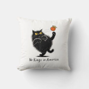 Almofada Gato Sem Reis Na América Nós Povo Político