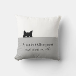 Almofada Gato Sneaky Fale com seu Gato