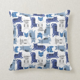 Almofada Gatos Azuis