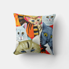 Almofada Gatos Brilhantes e Bonitos