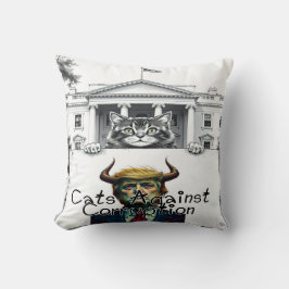 Almofada Gatos Contra Corrupção