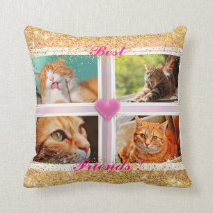 Almofada Gatos Familiares Presente Popular Adicionar Seu Te