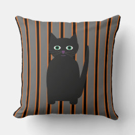 Almofada Gatos Pretos do Halloween, Rico e divertidos