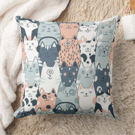 Almofada Gatos sem Padrões Cachorros