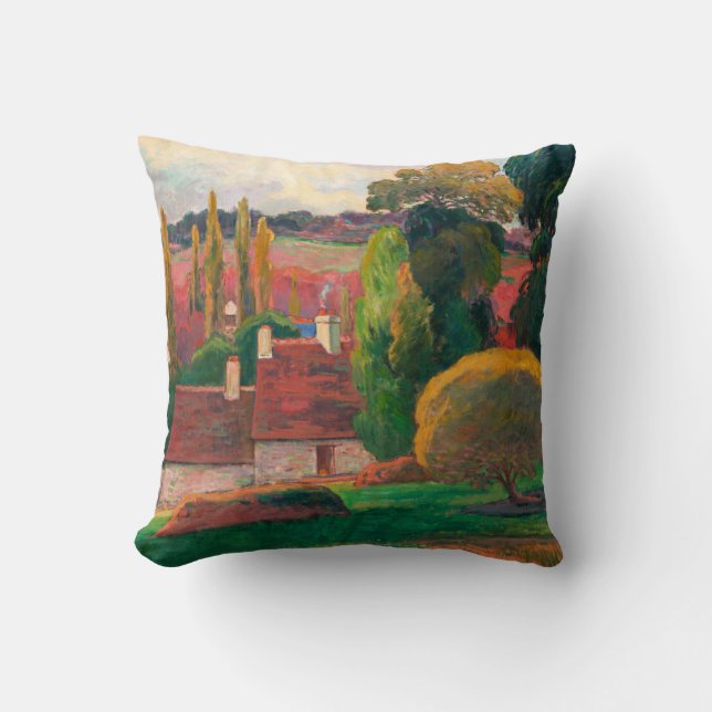 Almofada Gauguin - Uma Fazenda na Bretanha (Frente)
