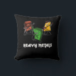 Almofada Geek de Nerd de Metais Pesados da Science Chemistr<br><div class="desc">Design de Geek de Metais Pesados da Science Chemistry para amantes da química.</div>