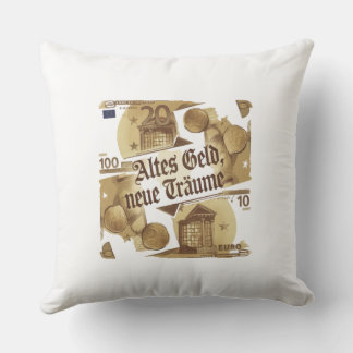 Almofada Geldkissen – Vintage-Design mit Euro-Motiven