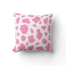  Gemini said Sky Blue Cow Print Decorative Pillow