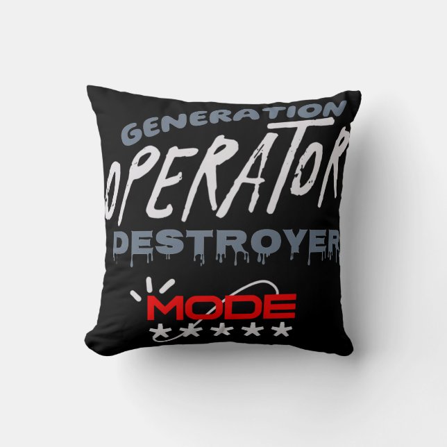 Almofada Generation Operator Destroyer Mode (Frente)