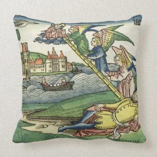 Almofada Génese 28 a escada de 10 Jacob, 'do Nuremberg