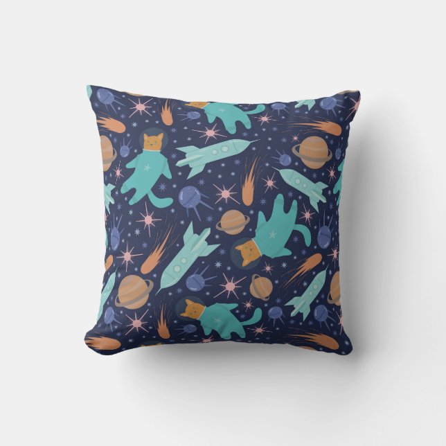 Almofada Gengibre na aventura da galáxia espacial (Frente)