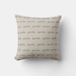 Almofada Gentle Repeated Word Pattern Cozy, Calm & Soft 