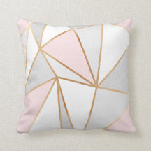 Geo cor-de-rosa, cinzento & Dourado