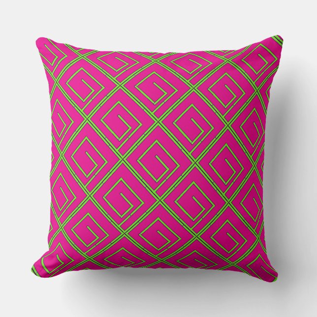 Almofada Geofuchsia Verde (Frente)