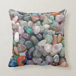 Almofada Geology Rocks Gem semi precioso Stone Quartz