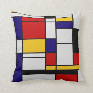 Almofada Geometria de Mondrian
