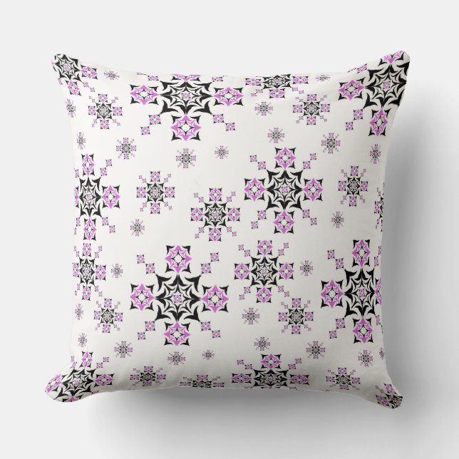 Almofada "Geometria Floral de Starburst" (Frente)