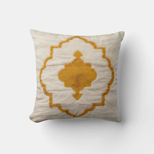 Almofada Geometria Sunlit" Travesseiros Turcos Kilim: (Frente)