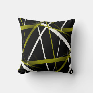 Almofada Geometria Urbana Oliva-Verde