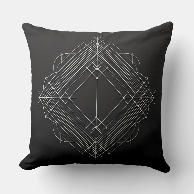 Almofada Geometric Filigree Diamond (Frente)