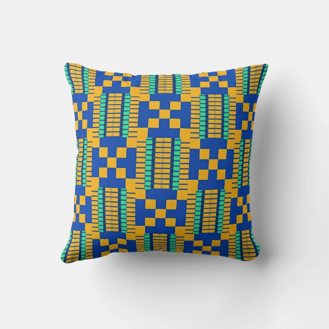 Almofada Geometric Kente pattern (Verso)